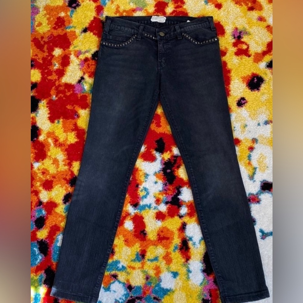 Current/Elliott The Skinny Midnight Studs Jeans